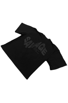 Remera Savage Boxy Negro - Proyecto Mara