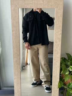Camisaco Oversize Corderoy Negro
