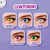 Lentes de Contato - Linha Crazy - Modelo Contorno