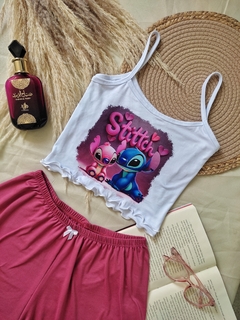 Pijama Virgínia slim - Angel & Stich