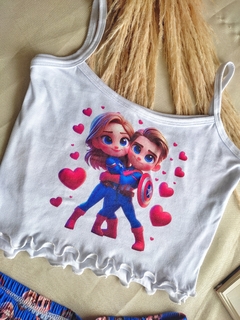 Kit casal - Baby-doll Virgínia e samba canção - Marvel na internet