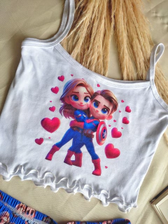Kit casal - Baby-doll Virgínia e samba canção - Marvel na internet