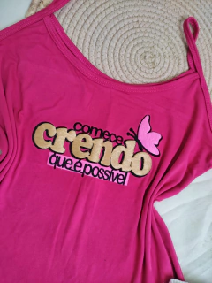 Pijama meia estação slim - Borboleta rosa na internet