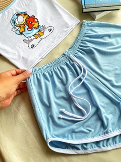 Babydoll Larissa Reto viés - Garfield na internet
