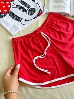 Babydoll Larissa Reto viés - Minnie vermelho na internet