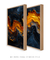 Conjunto 2 Quadros Flame Waves - Myrrha