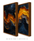 Imagem do Conjunto 2 Quadros Flame Waves