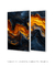 Conjunto 2 Quadros Flame Waves - Myrrha