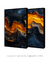 Conjunto 2 Quadros Flame Waves