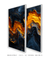 Conjunto 2 Quadros Flame Waves na internet