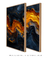 Imagem do Conjunto 2 Quadros Flame Waves