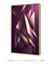 Quadro Decorativo Geometria Abstrata em Tons de Roxo - comprar online