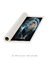 Quadro Decorativo Leão Sob a Lua - loja online
