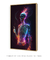 Quadro Decorativo Caveira Iluminada e Colorida - comprar online