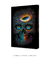 Imagem do Quadro Decorativo Caveira Cósmica Vibrante