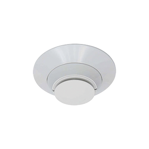 Detector de humo fotoeléctrico direccionable, color marfil, incluye base de montaje 6"