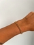 Pulsera Screw Doble Gold