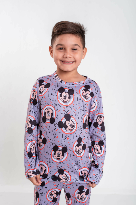 Pijama infantil longo - Mickey