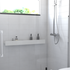 Porta Shampoo Linear 100cm Venturi - Venturi Slate