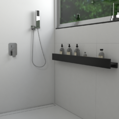 Porta Shampoo Linear 120cm Venturi - Venturi Slate
