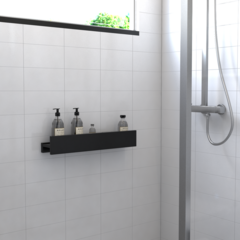 Porta Shampoo Linear 60cm Venturi - Venturi Slate