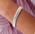 Pulseira prata lacraia 10mm