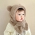 Faux Fur Inverno Baby Hat Scarf, Soft Kids Cap para meninas e meninos, Cartoon Warmer, Neck Ears, Acessórios Infantis, Bonnet, 1 Pc na internet