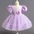 Imagem do Vestido de princesa rosa fofo para bebé, Festa de casamento infantil, Vestido de formatura, Lantejoula infantil, 1 ° aniversário, Baptismo, Vestido de