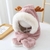 Faux Fur Inverno Baby Hat Scarf, Soft Kids Cap para meninas e meninos, Cartoon Warmer, Neck Ears, Acessórios Infantis, Bonnet, 1 Pc