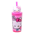 Vaso Con Tapa de Hello Kitty con Popote 12oz 355Ml