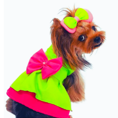 Vestido Verde Neon TAM M, G E GG