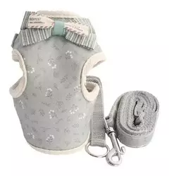 Coleira Peitoral Guia Para Cachorros Gato Pequenos Pet Luxo - comprar online