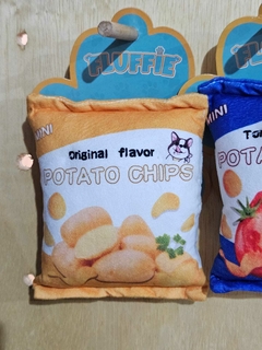 Cachorro Batata Frita Brinquedo Pelúcia - Dindin Pet Center
