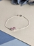 Pulseira com Zircônia Oval Pink na internet