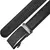 Cintos de couro fivela automática masculina, cinto de pele de vaca, preto, marr