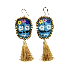 Calavera Atemporal Flor Blanca