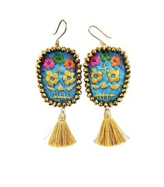 Calavera Atemporal Flor Dorada