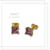Aretes zircón morado alfiler, stud l-14k en internet