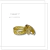 Aretes arracada larga-versace huggies, L-14k en internet