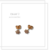 Aretes broquel mini snowflake Laminado 18k - comprar en línea