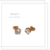 Aretes broquel clásico grande Laminado 18k - comprar en línea