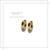 Aretes arracada pequeña 2 lisa huggies, L-14k
