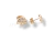 Aretes mini pez, alfiler, stud l-18k - comprar en línea