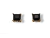 Aretes zircón negro alfiler, stud l-14k - comprar en línea