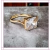 Anillo solitario corte princesa grande baño laminado 18k - comprar en línea