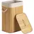 Cesto De Roupa Suja 60 Litros Bambu