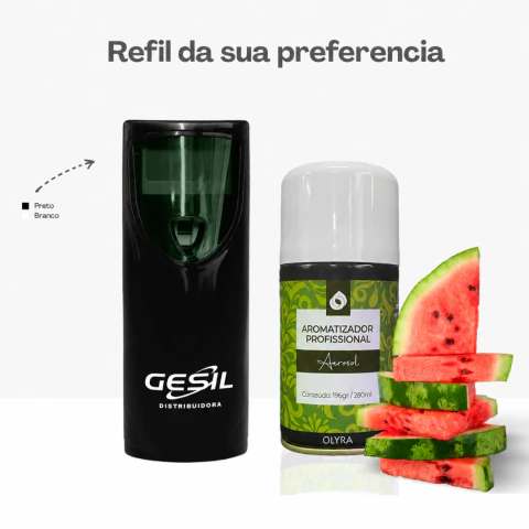Mensalidade Maquina Aromatizadora Eletronica + Refil Aerosol 257ml/180g