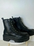 Botas Combat boot Guess color negro con herraje plata - comprar en línea