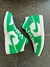 Tenis Jordan 1 mid combinación color blanco con verde - comprar en línea