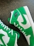 Tenis Jordan 1 mid combinación color blanco con verde en internet